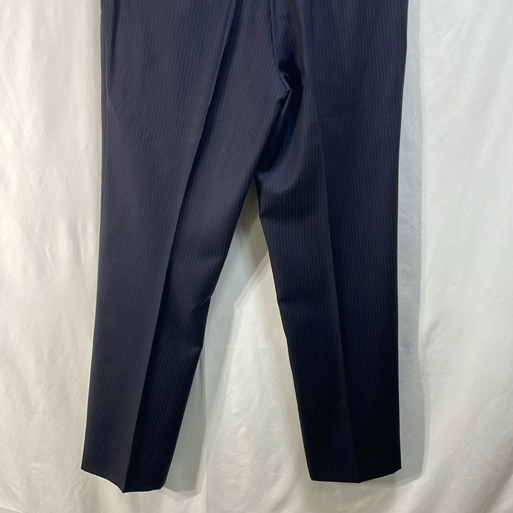 Tommy Hilfiger 100% navy pinstriped trousers